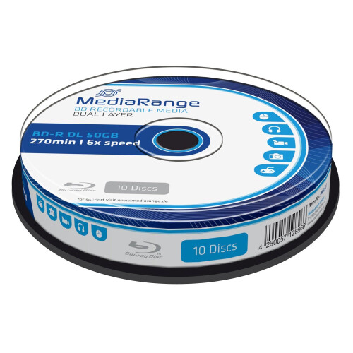MediaRange BD-R 50GB MR507 Single Side, Double Layer