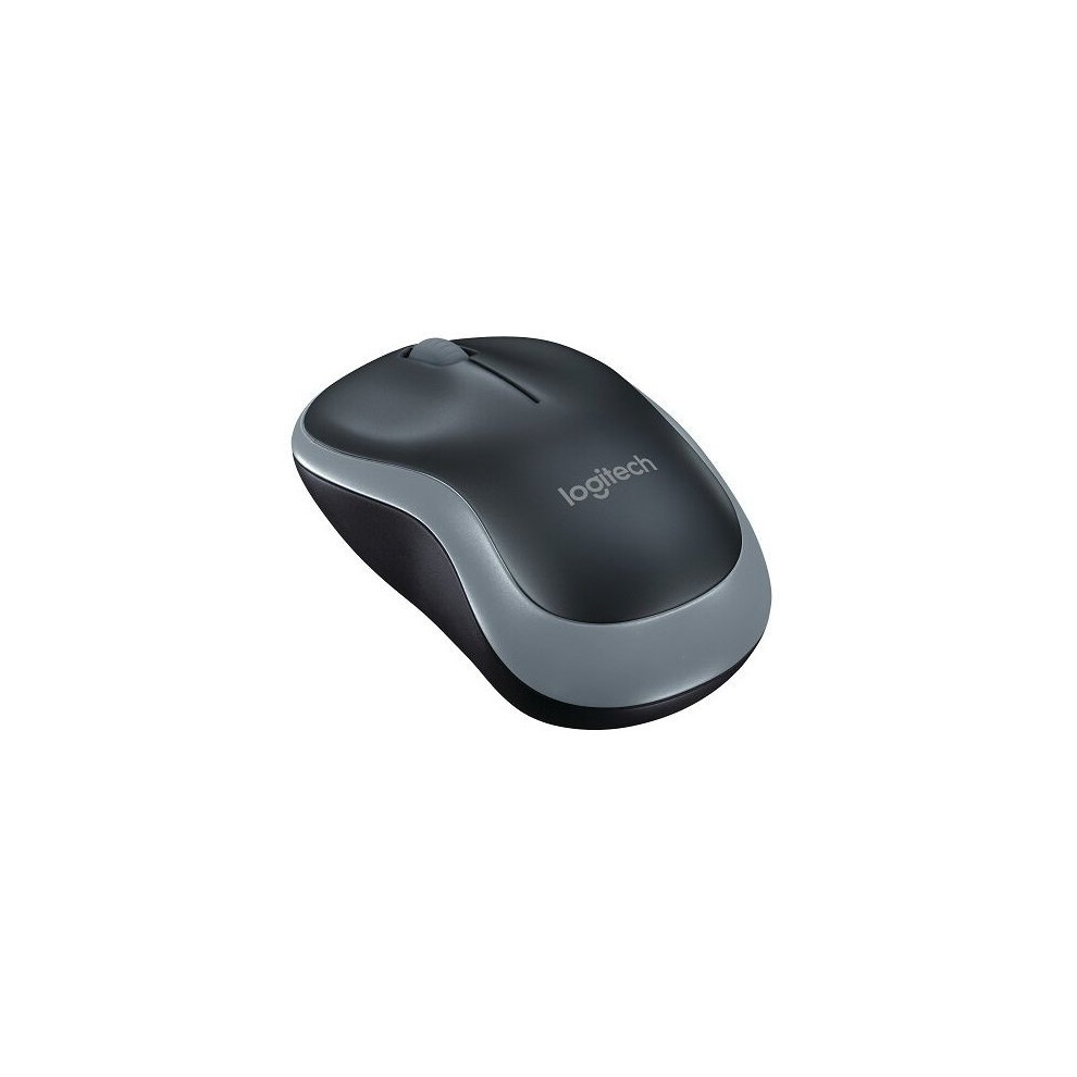 Logitech M185 Wireless Mouse for Windows, Mac and Linux - Grey