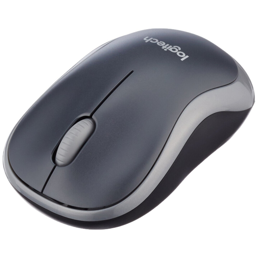 Logitech M185 USB Wireless Optical Mouse - Grey