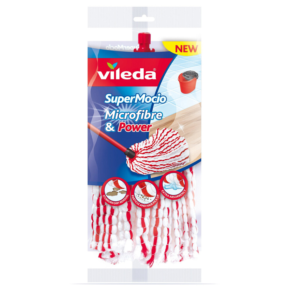 Vileda SuperMocio Microfibre Mop Refill Head