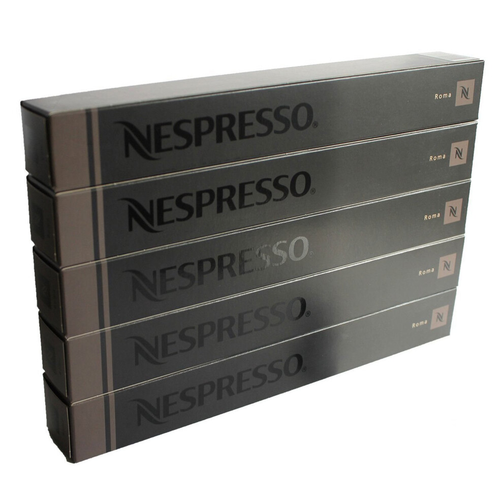 50 Nespresso ROMA Coffee Capsules