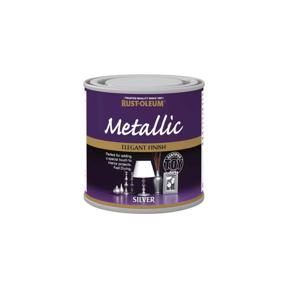 Rust-Oleum 250ml Metallic Toy-Safe Paint - Silver