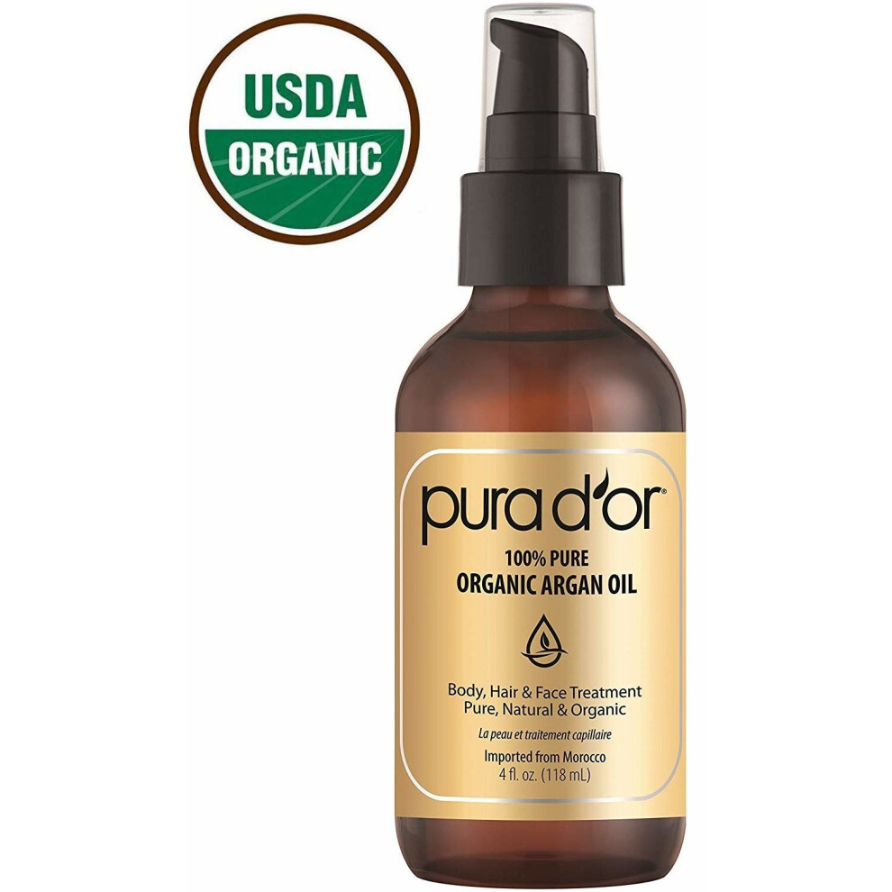 Pura-D'or Pura D'or Pure & Organic Argan Oil (118 Ml)
