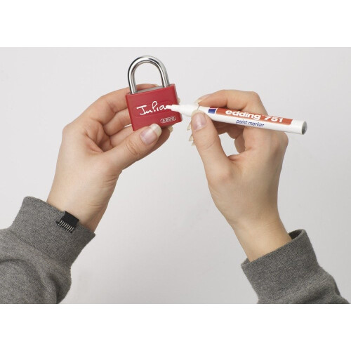 Abus ABUS myLock 508684 T65AL/40 Padlock Aluminium Yellow 2
