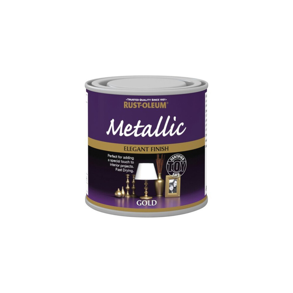 Rust-Oleum 250ml Metallic Toy-Safe Paint - Gold