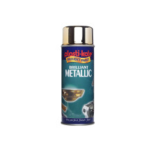 Plasti-Kote 440.0000160.076 160 400 ml Brilliant Spray Paint - Metallic Gold