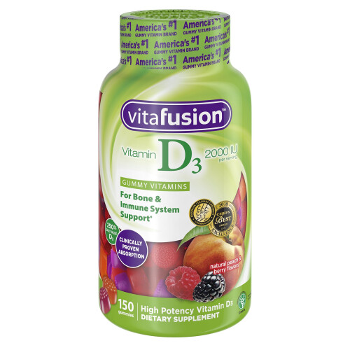 VitaFusion, Vitamin D3, Pfirsich & Beere, 150 Gummis