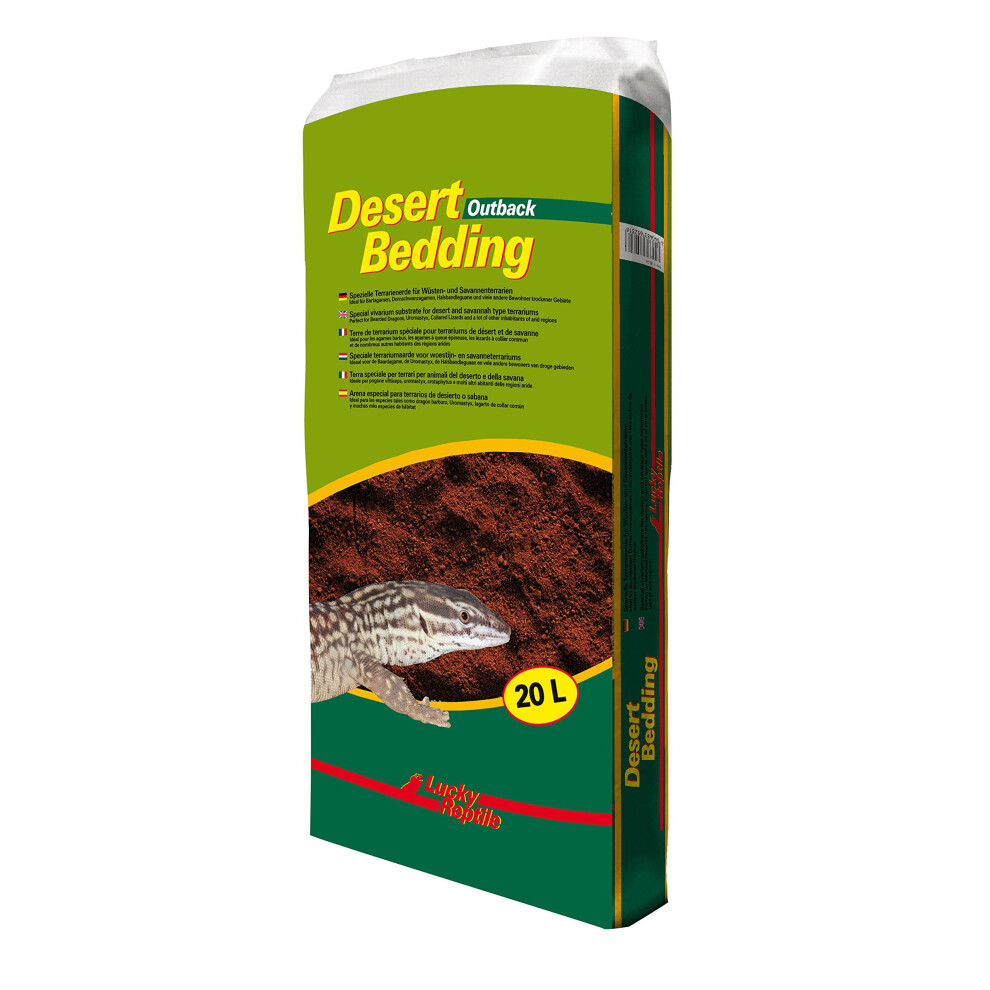 Lucky Reptile DBO-20 Desert Bedding Outback, 20 Litre, Red