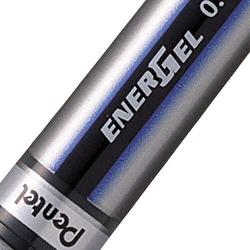 Pentel Pentel Energel Plus Roller Ball Pen (Medium) - Blue (Pack of 12) 1