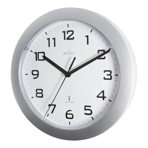 Acctim Acctim 74367 Peron Radio Controlled Wall Clock, Silver 2