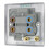 NEXUS METAL BRUSHED STEEL 45A SQUARE COOKER CONTROL UNIT, WITH POWER INDICATOR 8