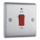 NEXUS METAL BRUSHED STEEL 45A SQUARE COOKER CONTROL UNIT, WITH POWER INDICATOR 9