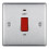 NEXUS METAL BRUSHED STEEL 45A SQUARE COOKER CONTROL UNIT, WITH POWER INDICATOR 3