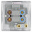 NEXUS METAL BRUSHED STEEL 45A SQUARE COOKER CONTROL UNIT, WITH POWER INDICATOR 5