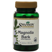 Swanson Écorce de magnolia (400mg, 60 Capsules)