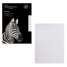 Premium Business A4 297 x 210 mm 120 gsm Wove Paper - High White (Pack of 50)