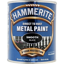 Hammerite 5092966 750ml Direct To Rust Metal Paint Smooth - Black