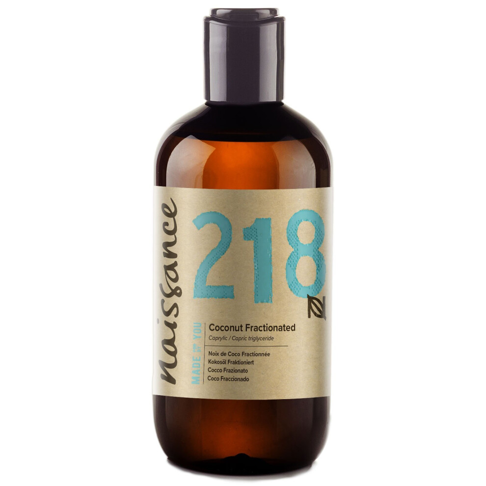 Naissance Fractionated Coconut 250Ml - Pure, Natural, Cruelty Free, Vegan