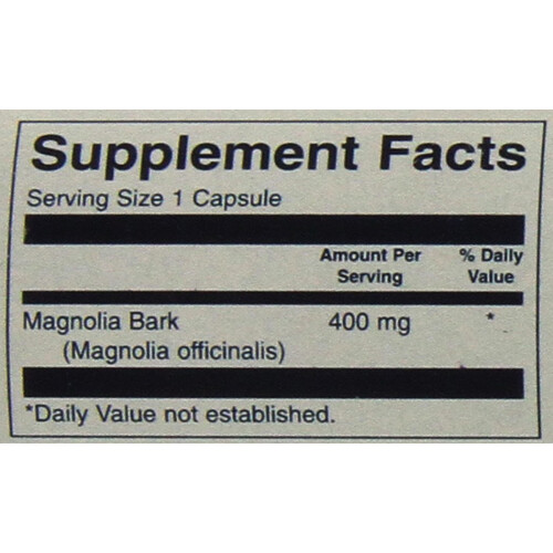 Swanson Écorce de magnolia (400mg, 60 Capsules) 2