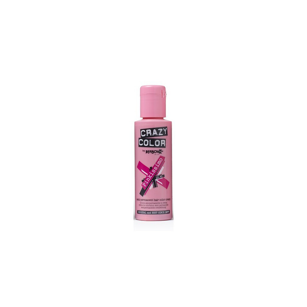 Renbow Cream Crazy Color Semi Permanent Hair Color Pinkissimo No.42 100Ml