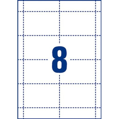 Avery L472820 Printable Name Badge Insert Refills (90 x 60 mm Inserts