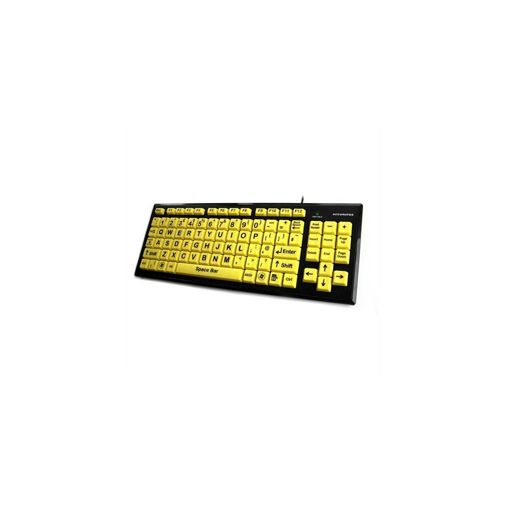 Accuratus Monster 2 Usb High Visibility Keyboard Black