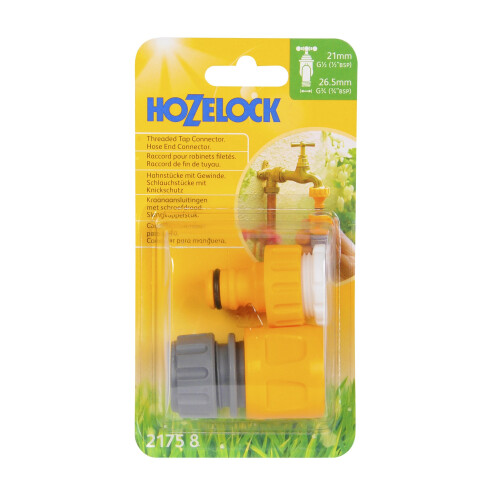 Hozelock Hozelock Threaded Tap and Hose End Connector (Twin Pack) 2