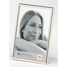 walther design WD015S Chloe silver plated portrait frame, 4 x 6 inch (10 x 15 cm), silver plated