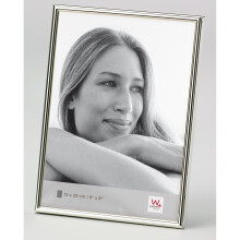 walther design WD520S Chloe silver plated portrait frame, 6 x 8 inch (15 x 20 cm), silver plated