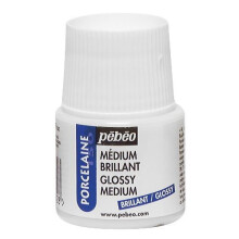 Pebeo Porcelaine 150 China Paint, Gloss Medium 45-Milliliter Bottle,Transparent