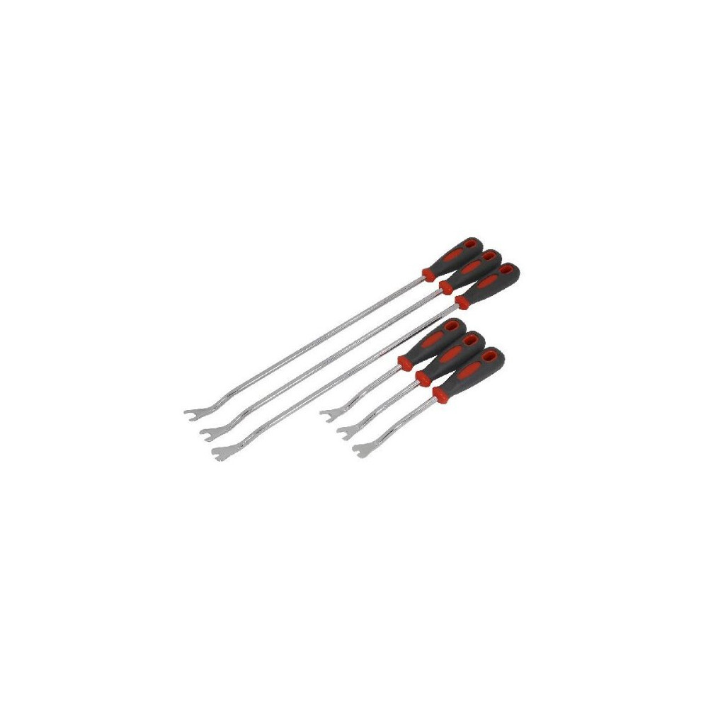 neilsen CT2370 Door Panel and Trim Removal Tool Set - Red (6-Piece)