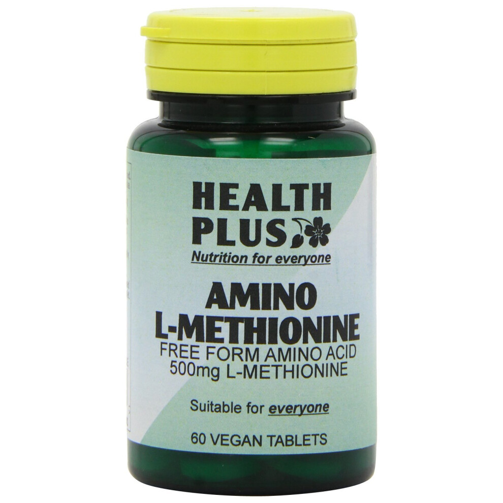 Health-Plus Health Plus Amino L-Methionine 500Mg Amino Acid Supplement - 60 Tablets
