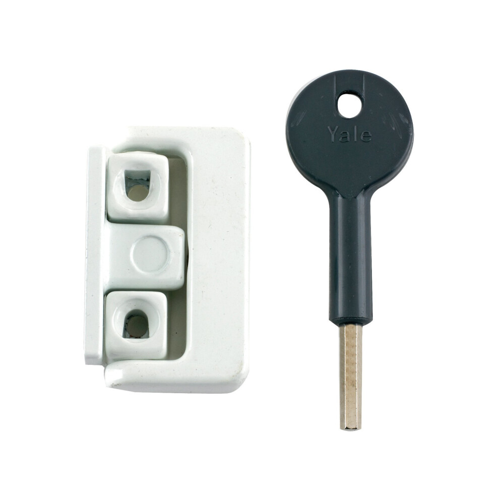 Yale Locks 8K101 Window Latch White Finish Visi Pack