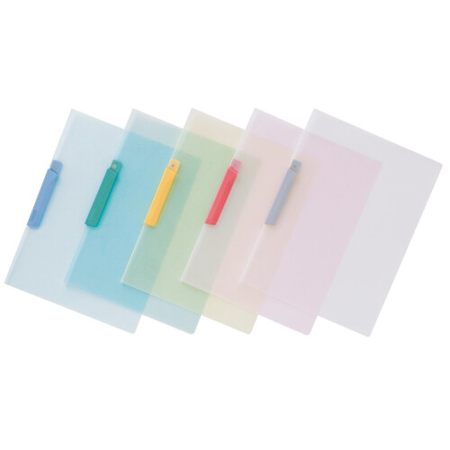 Pentel Pentel Recycology Clip File - Assorted, Pack of 10