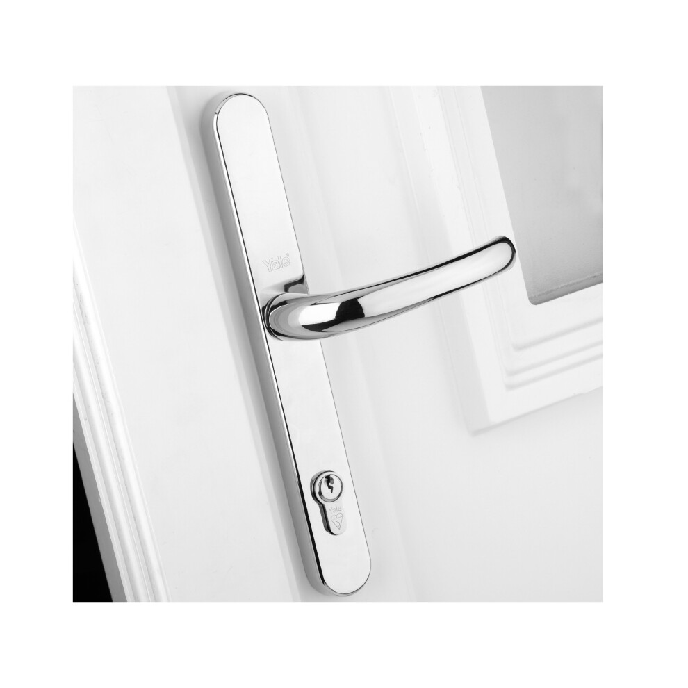 Yale Locks PPVCRHPC PVCu Retro Door Handle Polished - Chrome Finish