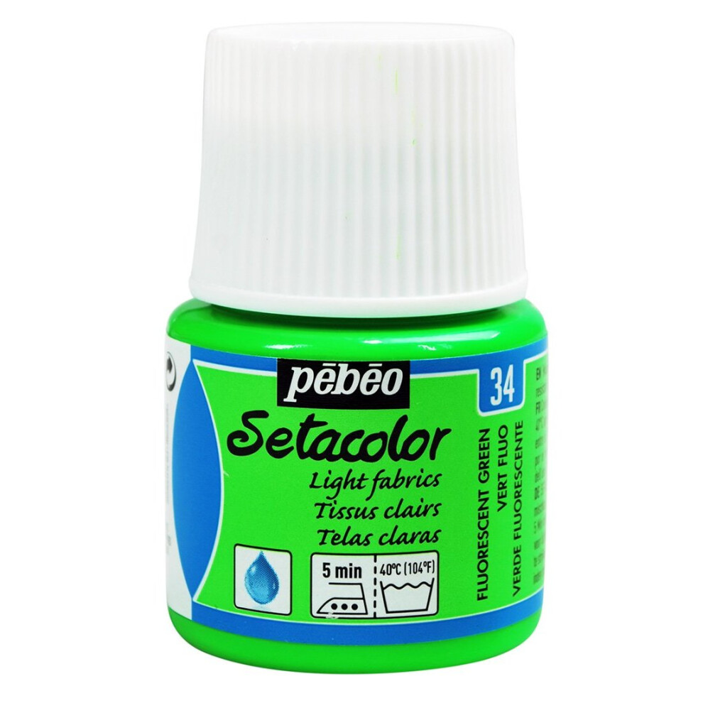 Pintura Setacolor Tejidos Claros Verde F. 45Ml-image