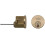 Yale Yale Locks P1109 Replacement Rim Cylinder 6 Keys Polished Brass 1
