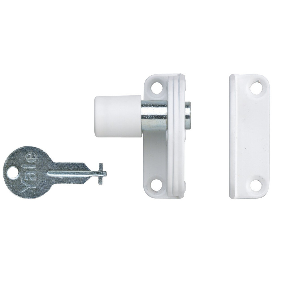 Yale Locks P123WE Sash Window Presslock White