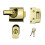 Yale Yale Locks BS1 Nightlatch British Standard Security Lock 60 mm Brasslux Finish Visi Pack 1