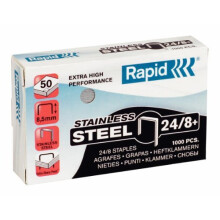 Leitz Rapid 24858300 Staples 24/8 mm Super Strong Rust-Proof Pack of 1000