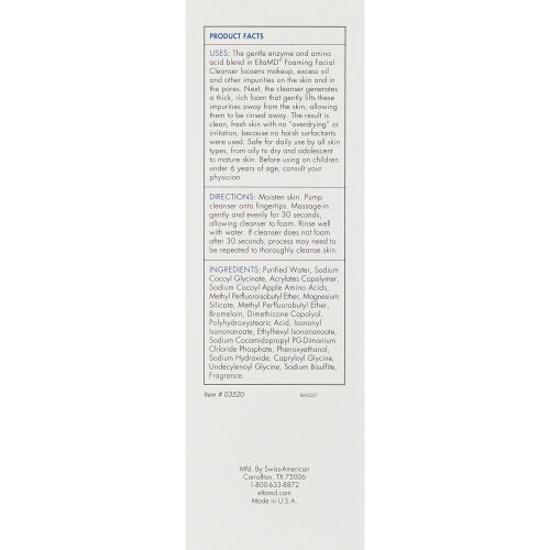 EltaMD EltaMD Foaming Facial Cleanser, 207 ml 1