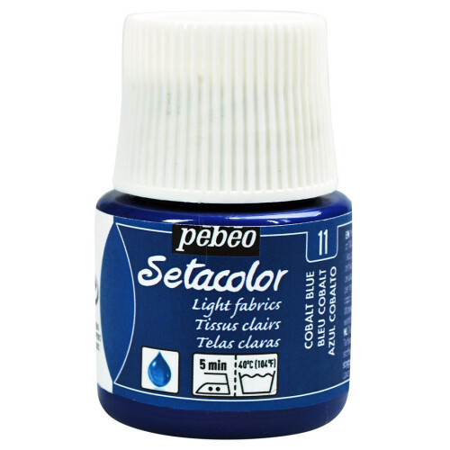 Pebeo Setacolor Light Fabrics mlar 45-milliliter flaskkoboltbl