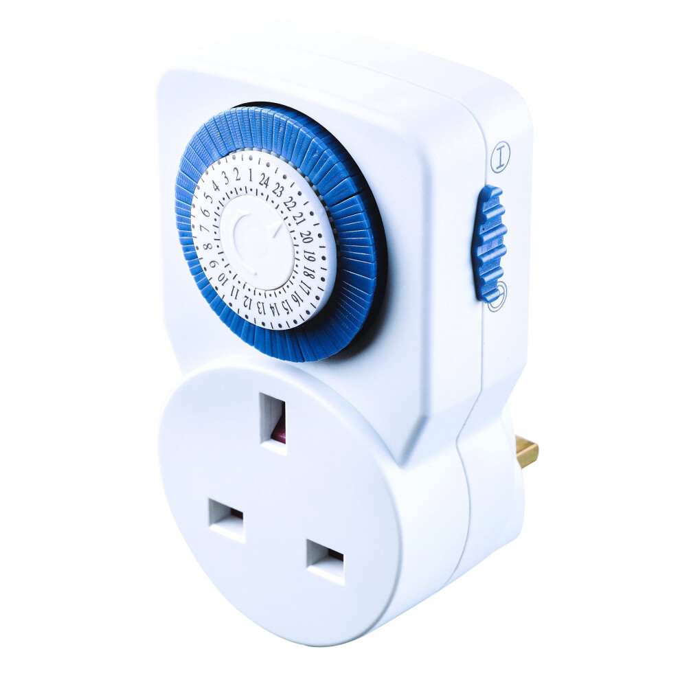 Masterplug Tms24 24-Hour Mechanical Segment Timer 5015056352763