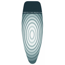Brabantia Ironing Board Cover with Parking Zone, Size D, Extra Large - Titan Oval