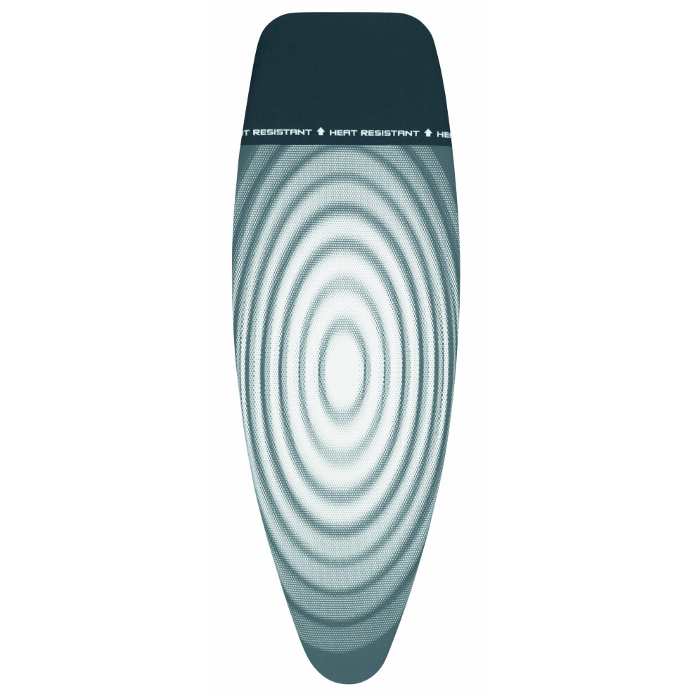 Brabantia Ironing Board Cover with Parking Zone, Size D, Extra Large - Titan Oval