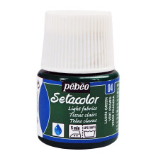 Pintura para tecido - PEBEO - Sétacolor - Verde prado - 45 ml - Acabamento mate
