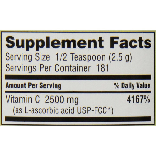 NutriBiotic, Ascorbic Acid, Crystalline Powder, 16 oz (454 g) 1