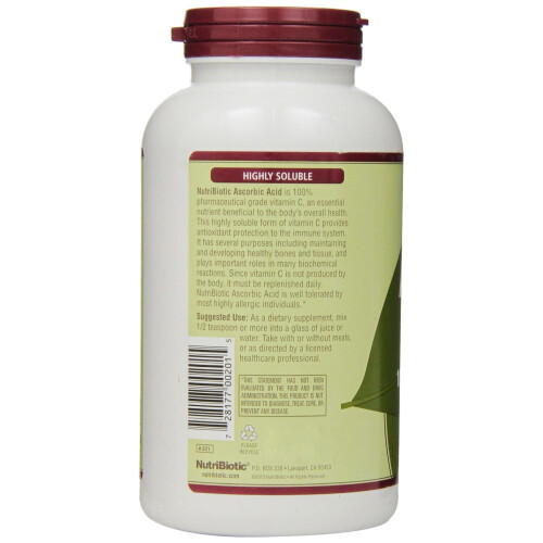 NutriBiotic, Ascorbic Acid, Crystalline Powder, 16 oz (454 g) 2