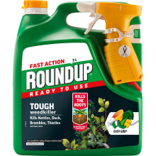 Scotts Miracle-Gro Roundup 3L XL Tough & Deep Root Weedkiller - Fast-Acting, Kills Deep-Rooted Weeds (C-119019)
