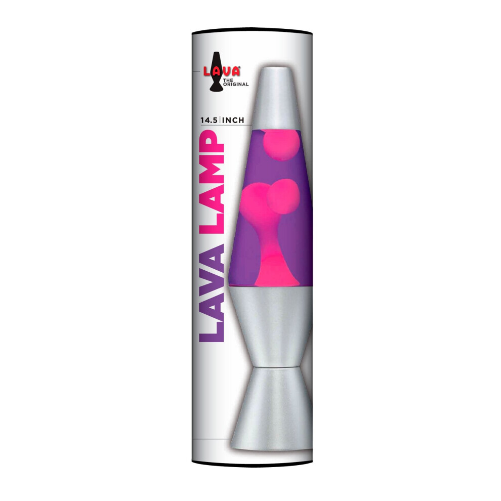 14.5'' LAVA Lamp - Pink/Purple/Silver
